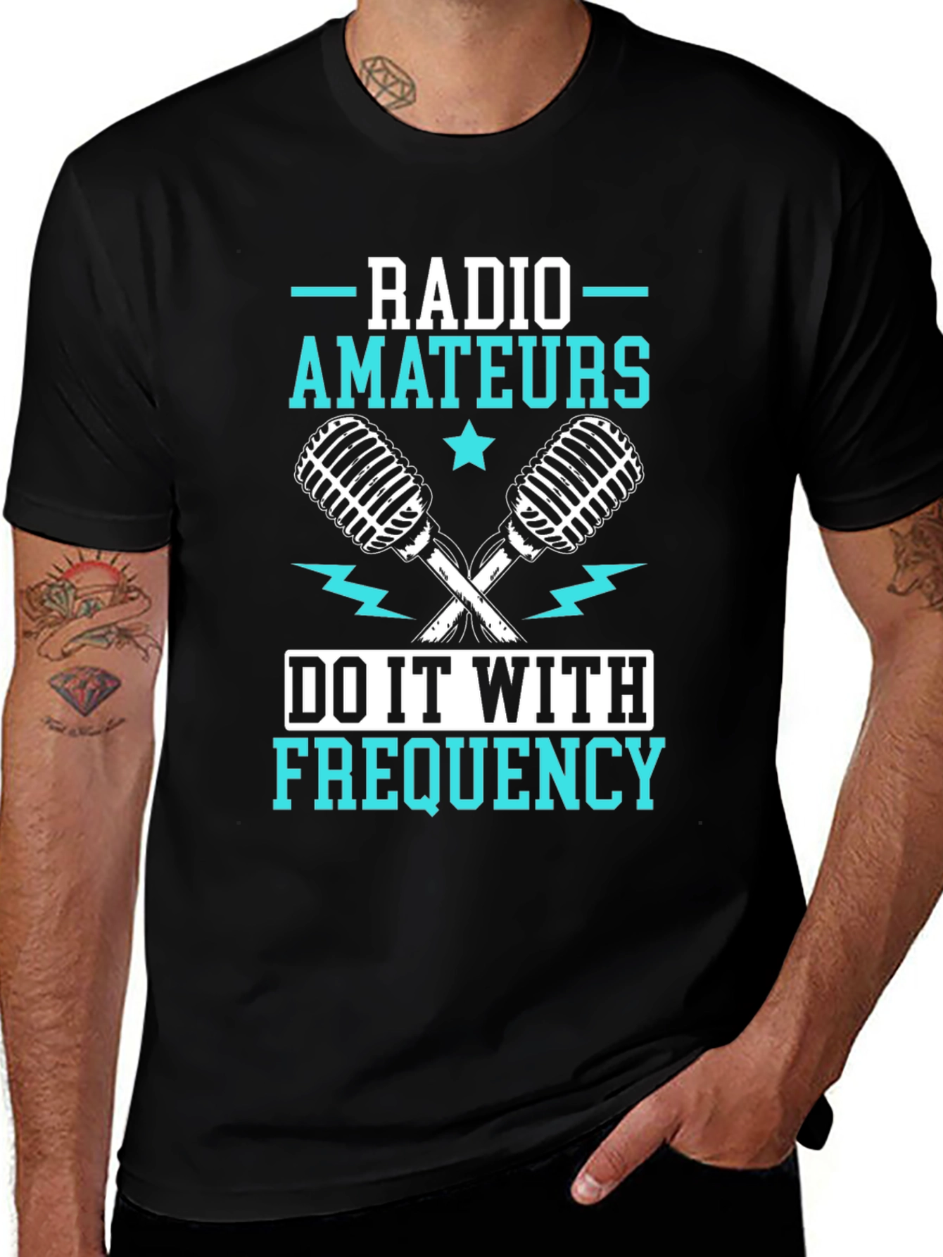 Radio Amateurs Frequency T-Shirt - Cool Gift for Ham Radio Enthusiasts