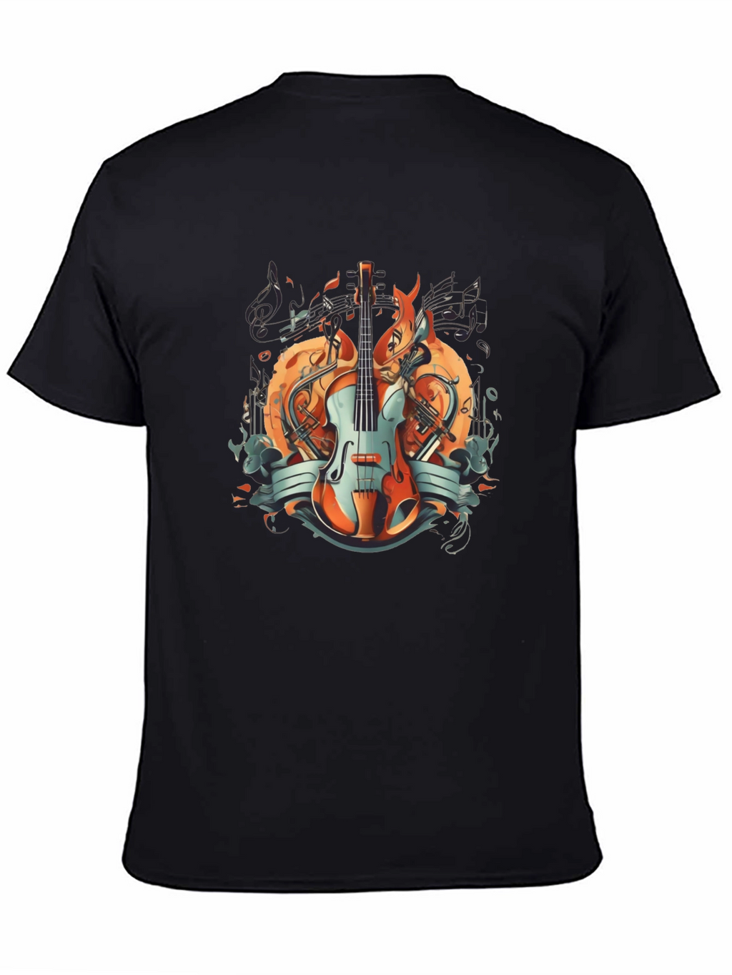Musical Harmony Graphic T-Shirt - Stylish Music Lover Tee