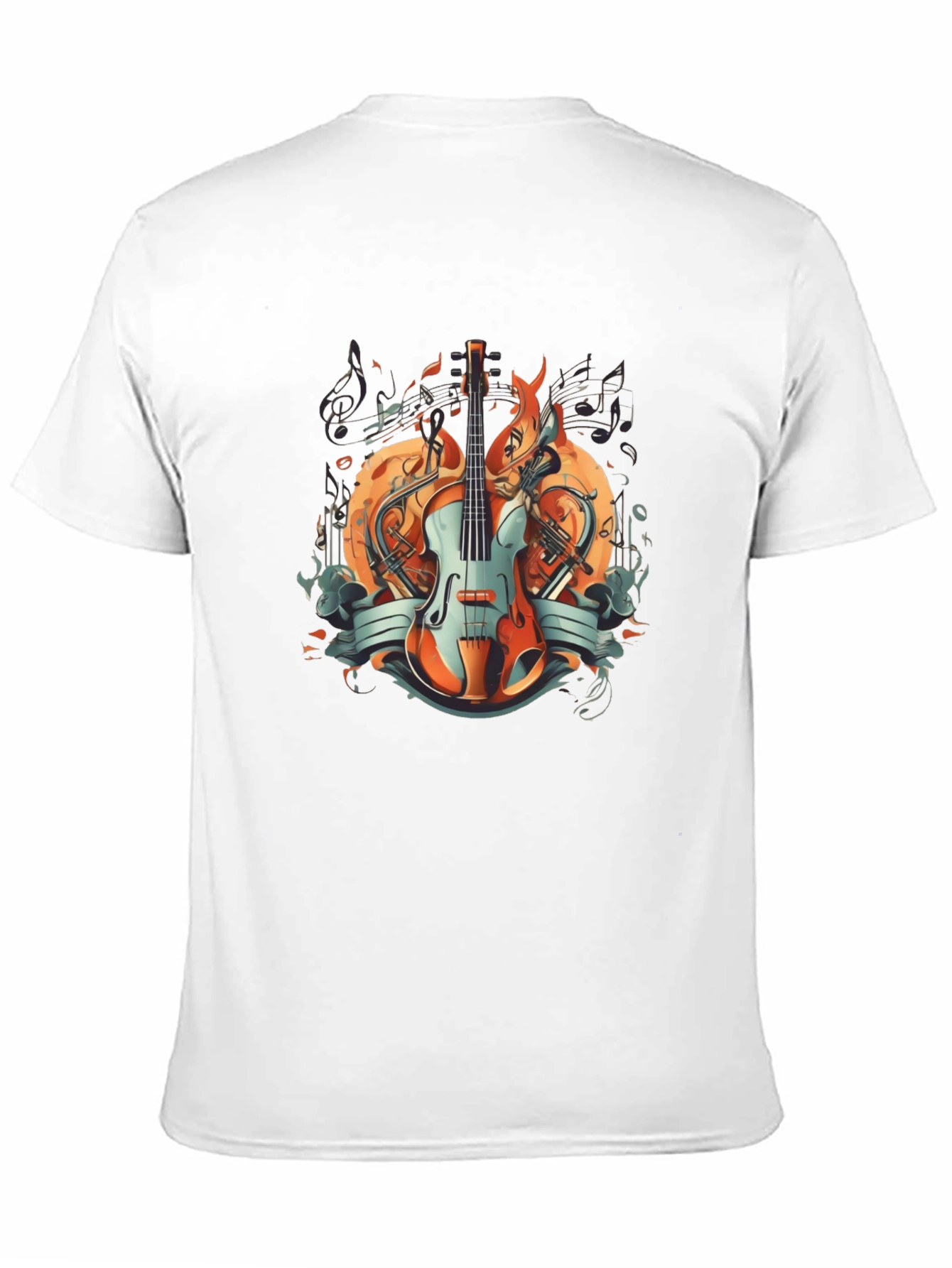 Musical Harmony Graphic T-Shirt - Stylish Music Lover Tee