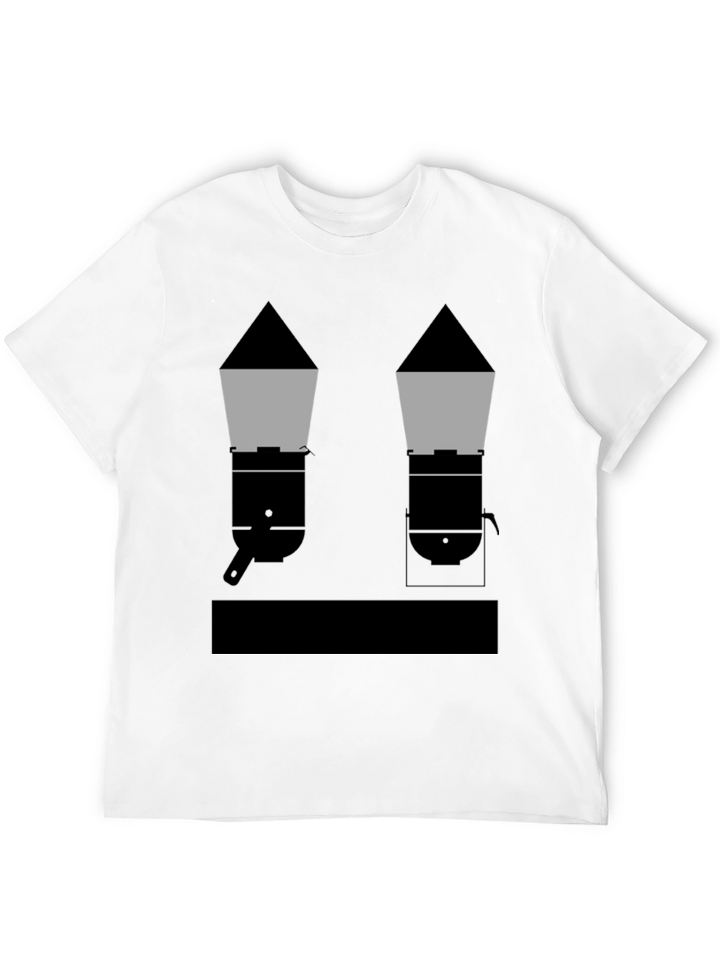 Geometric Grills Black T-Shirt