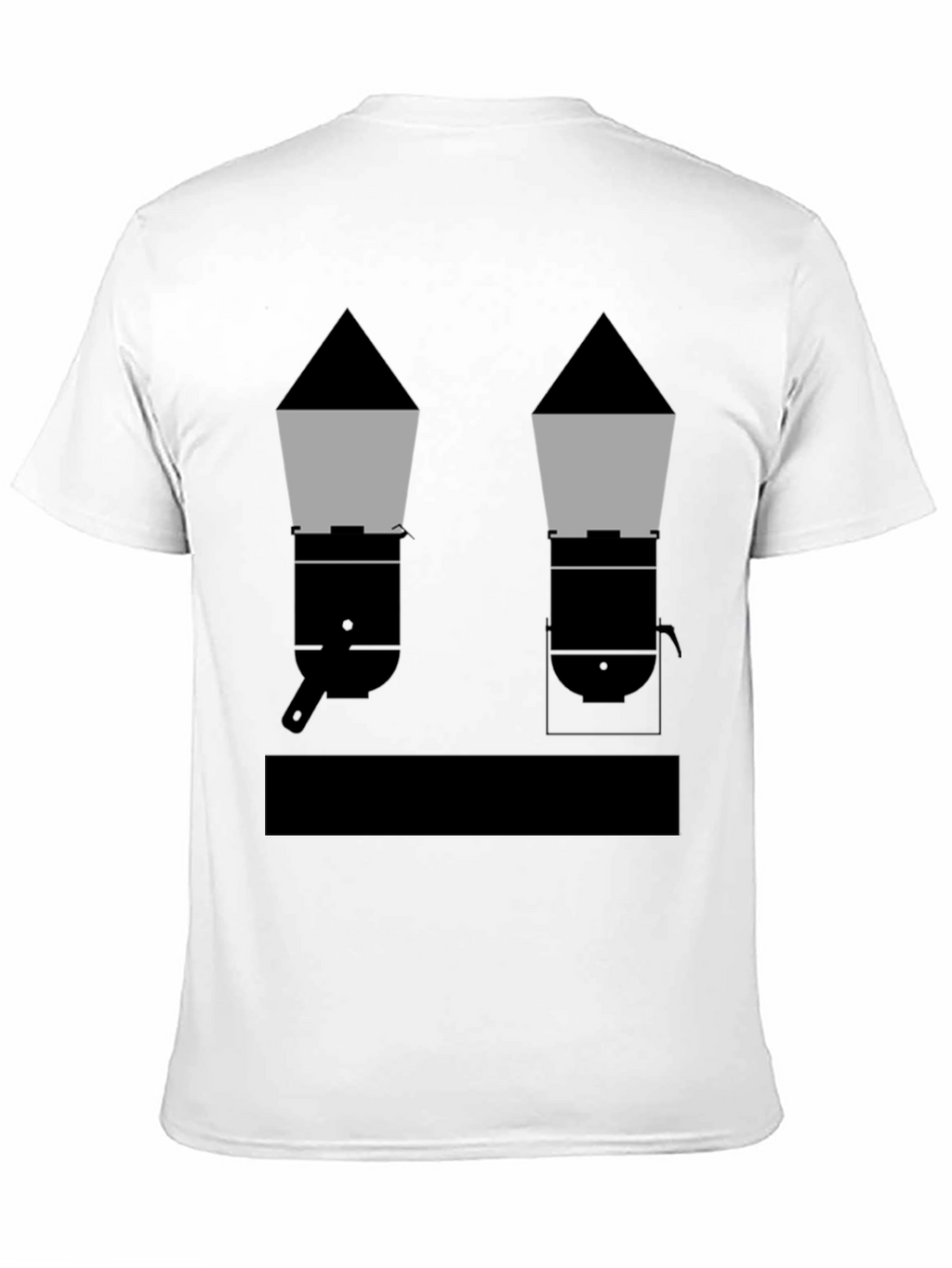 Geometric Grills Black T-Shirt