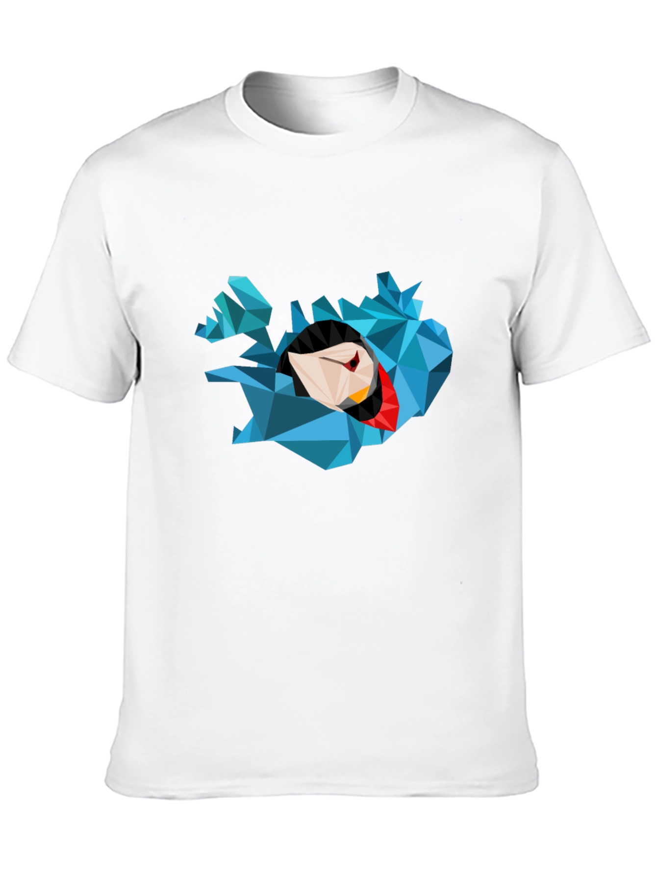 Geometric Iceland Puffin Graphic T-Shirt