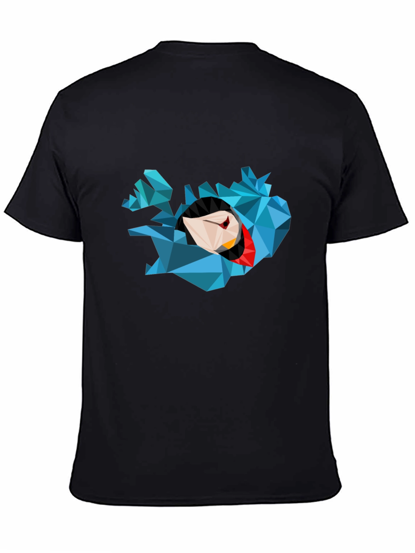 Geometric Iceland Puffin Graphic T-Shirt