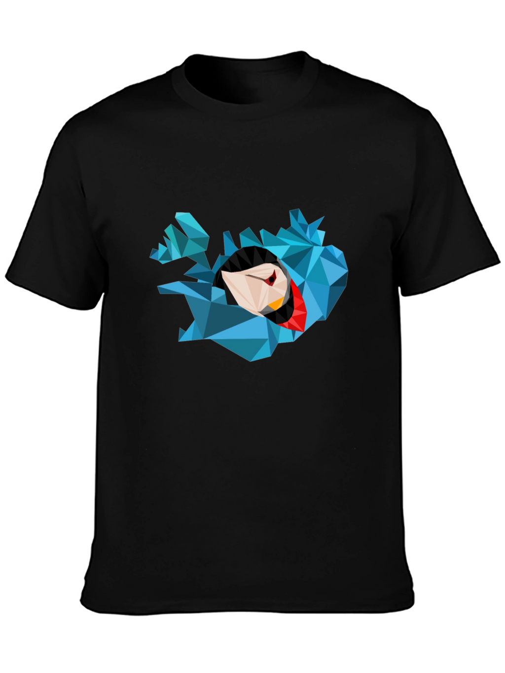 Geometric Iceland Puffin Graphic T-Shirt