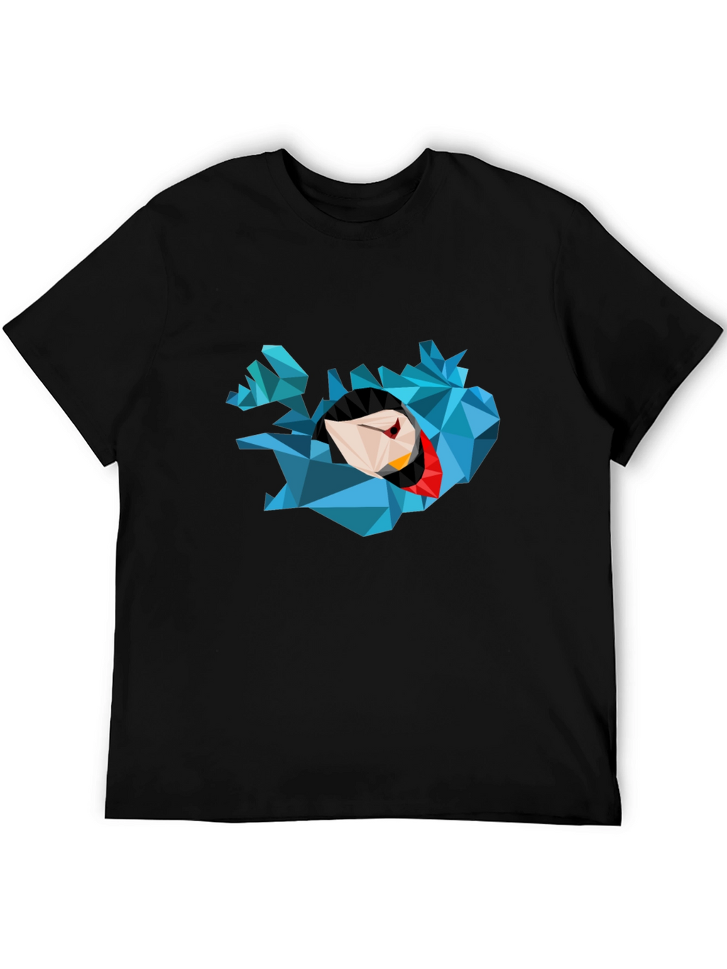 Geometric Iceland Puffin Graphic T-Shirt