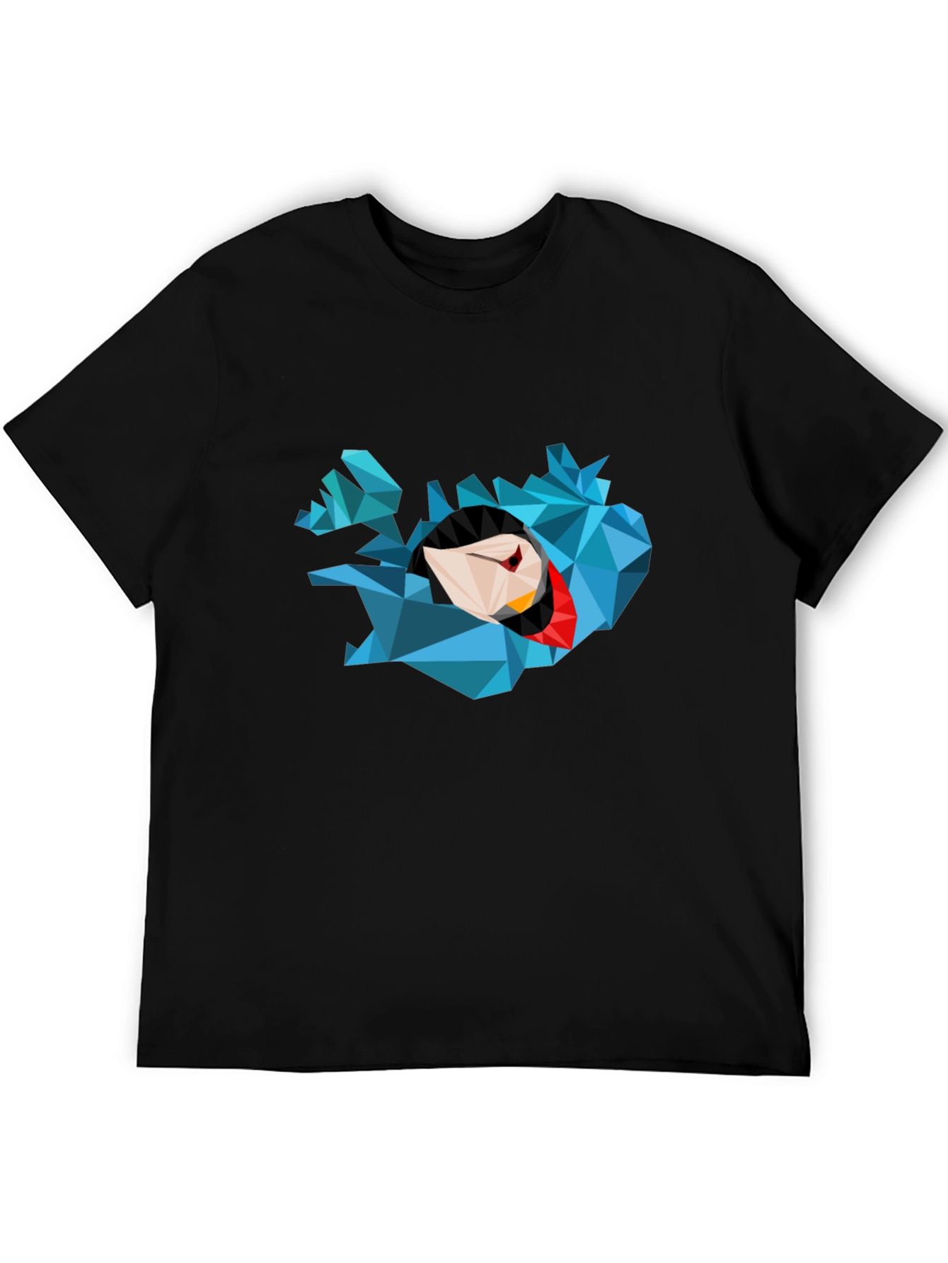 Geometric Iceland Puffin Graphic T-Shirt