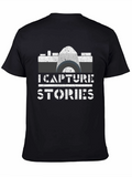 I Capture Stories Camera Graphic Tee