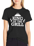 King of the Grill Black T-Shirt