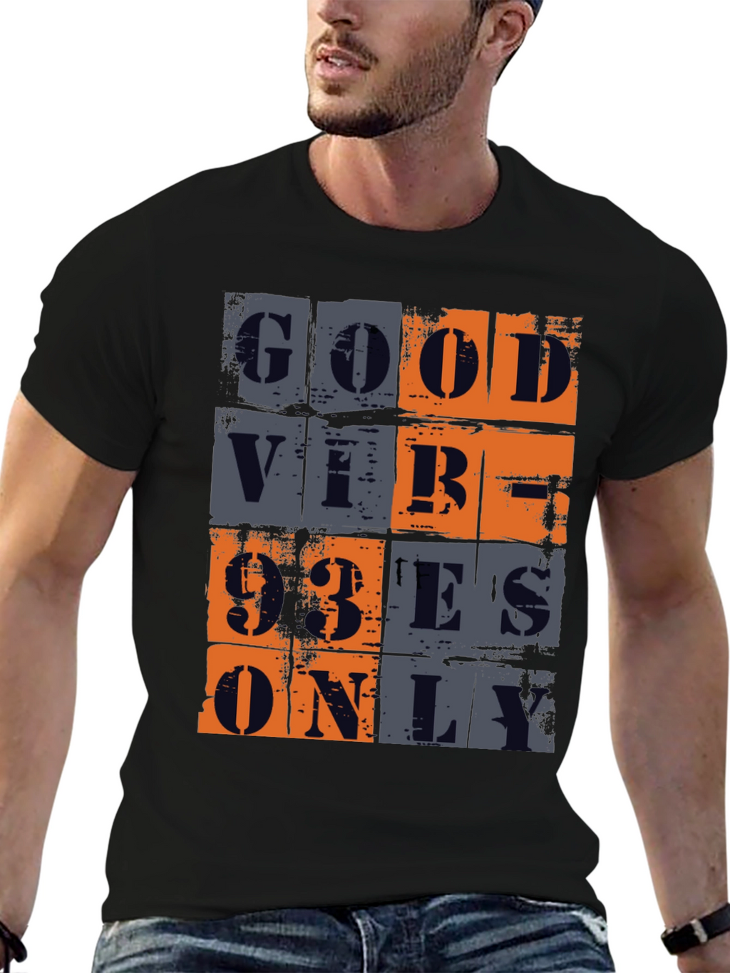 Good Vibes Only Graphic Tee - Black