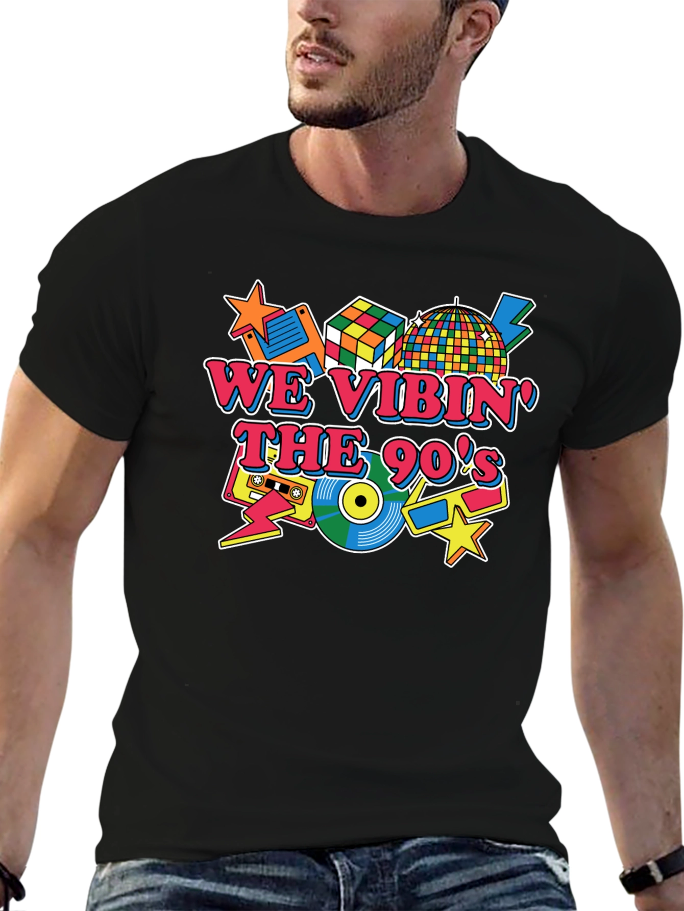 We Vibin the 90s Graphic T-Shirt