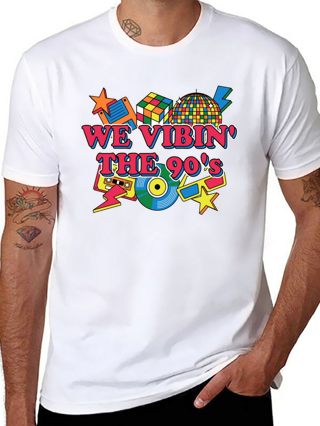 We Vibin the 90s Graphic T-Shirt