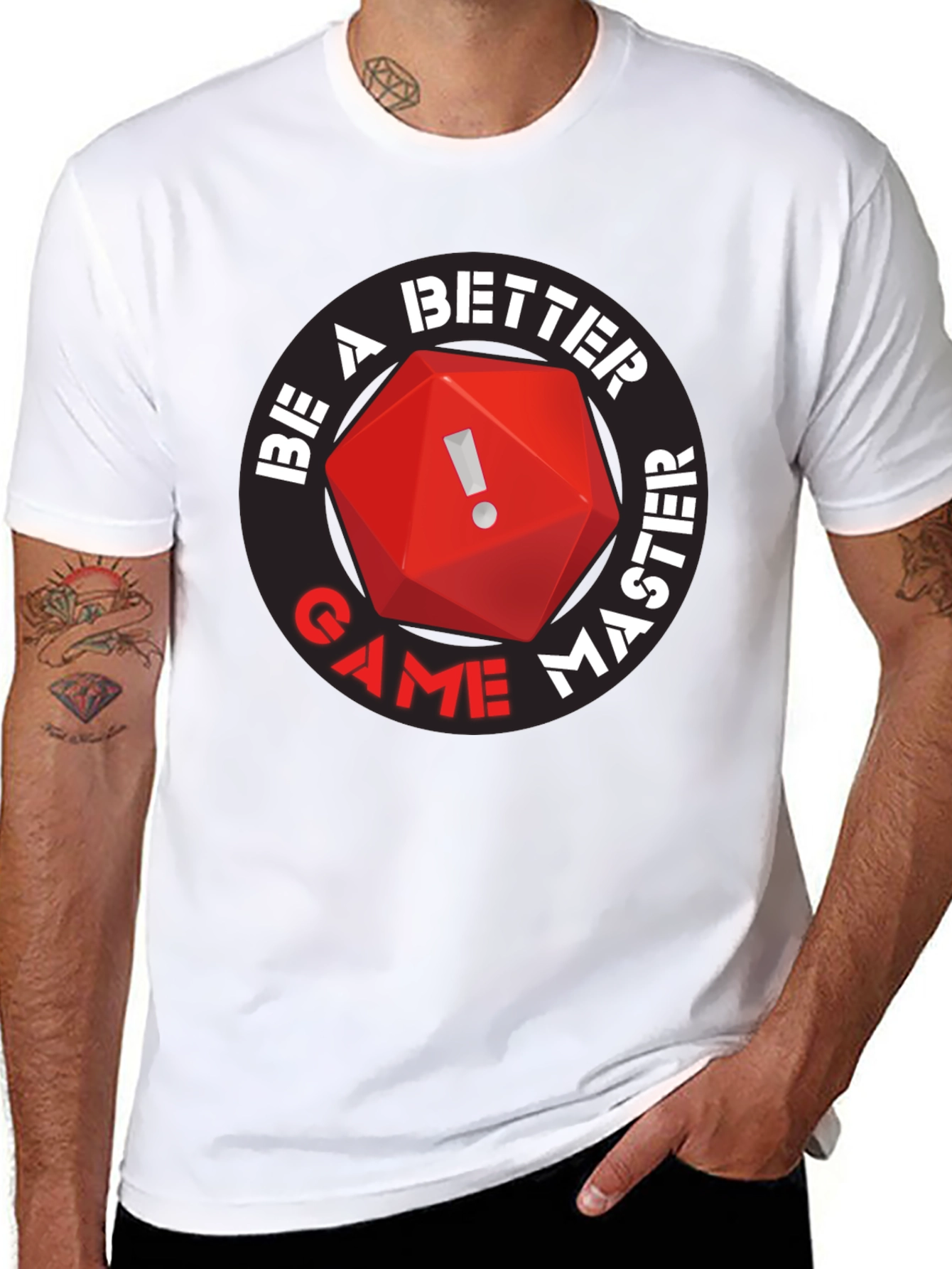 Be A Better Game Master T-Shirt RPG D20