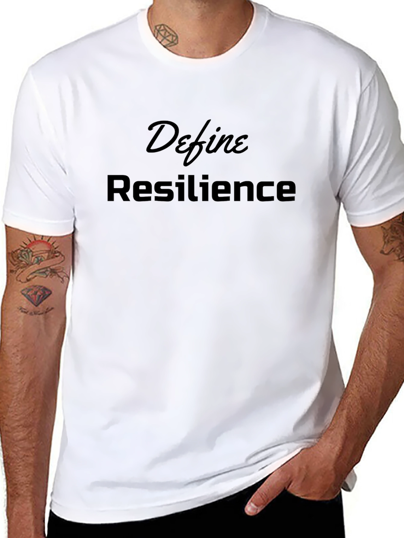 Define Resilience Black T-Shirt