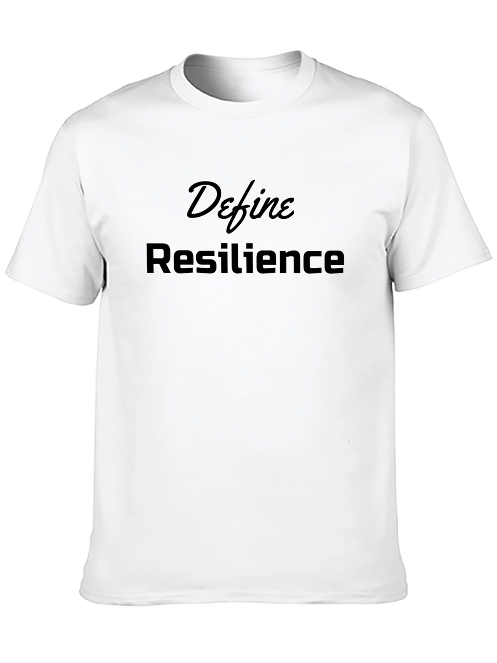 Define Resilience Black T-Shirt