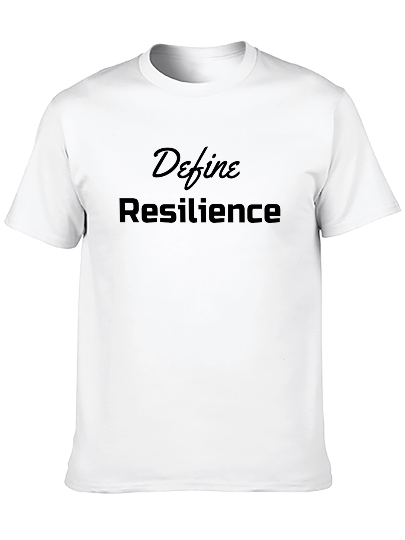 Define Resilience Black T-Shirt