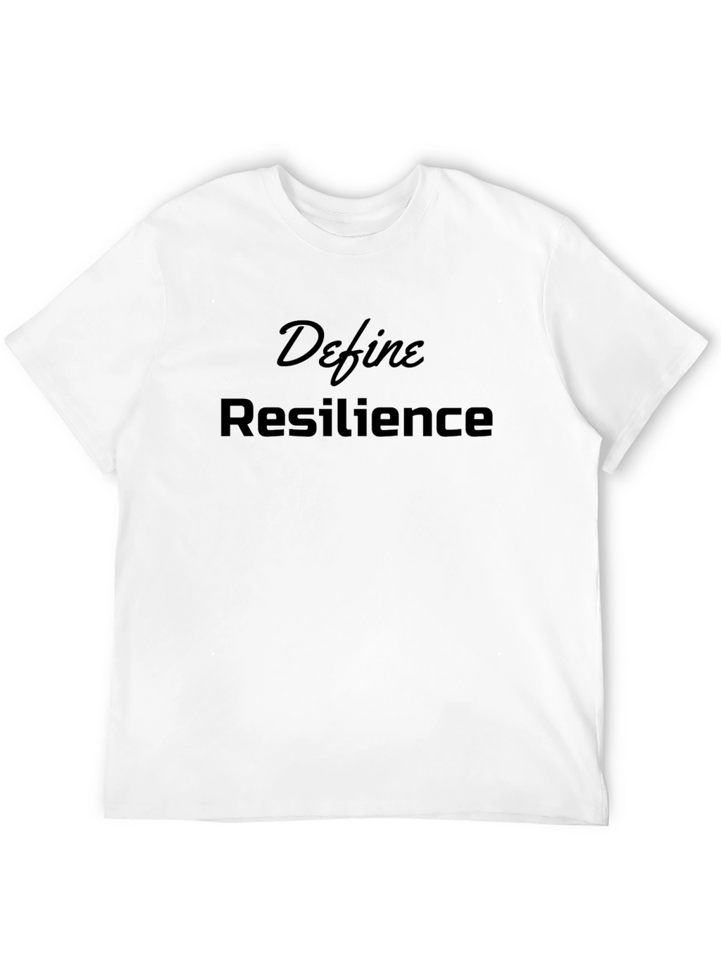 Define Resilience Black T-Shirt