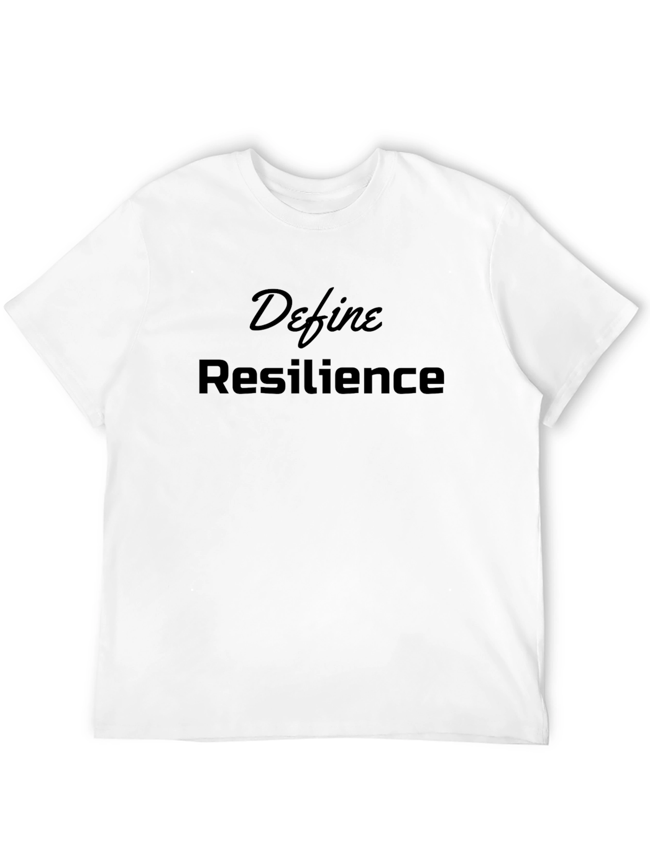 Define Resilience Black T-Shirt