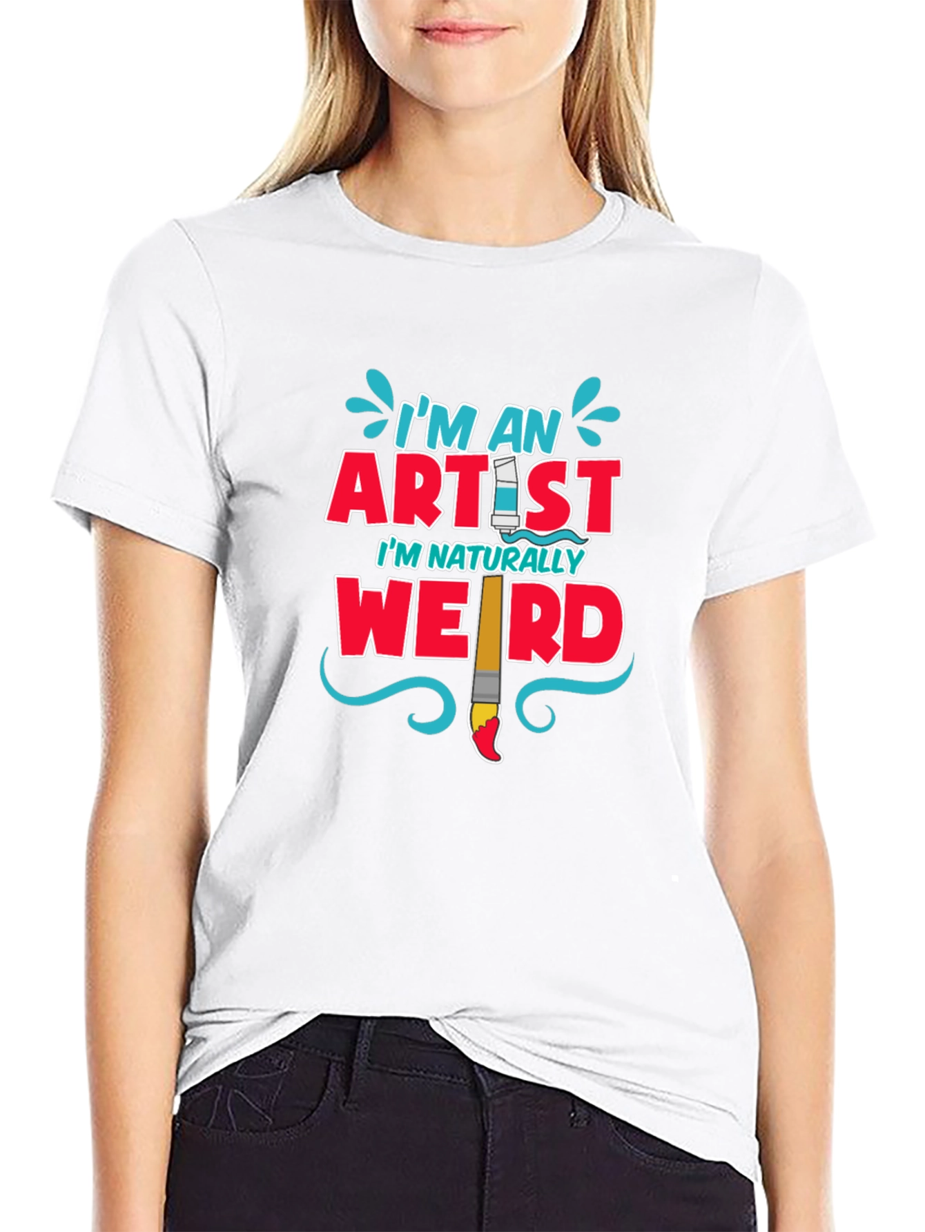 Artist Statement T-Shirt: Im Naturally Weird