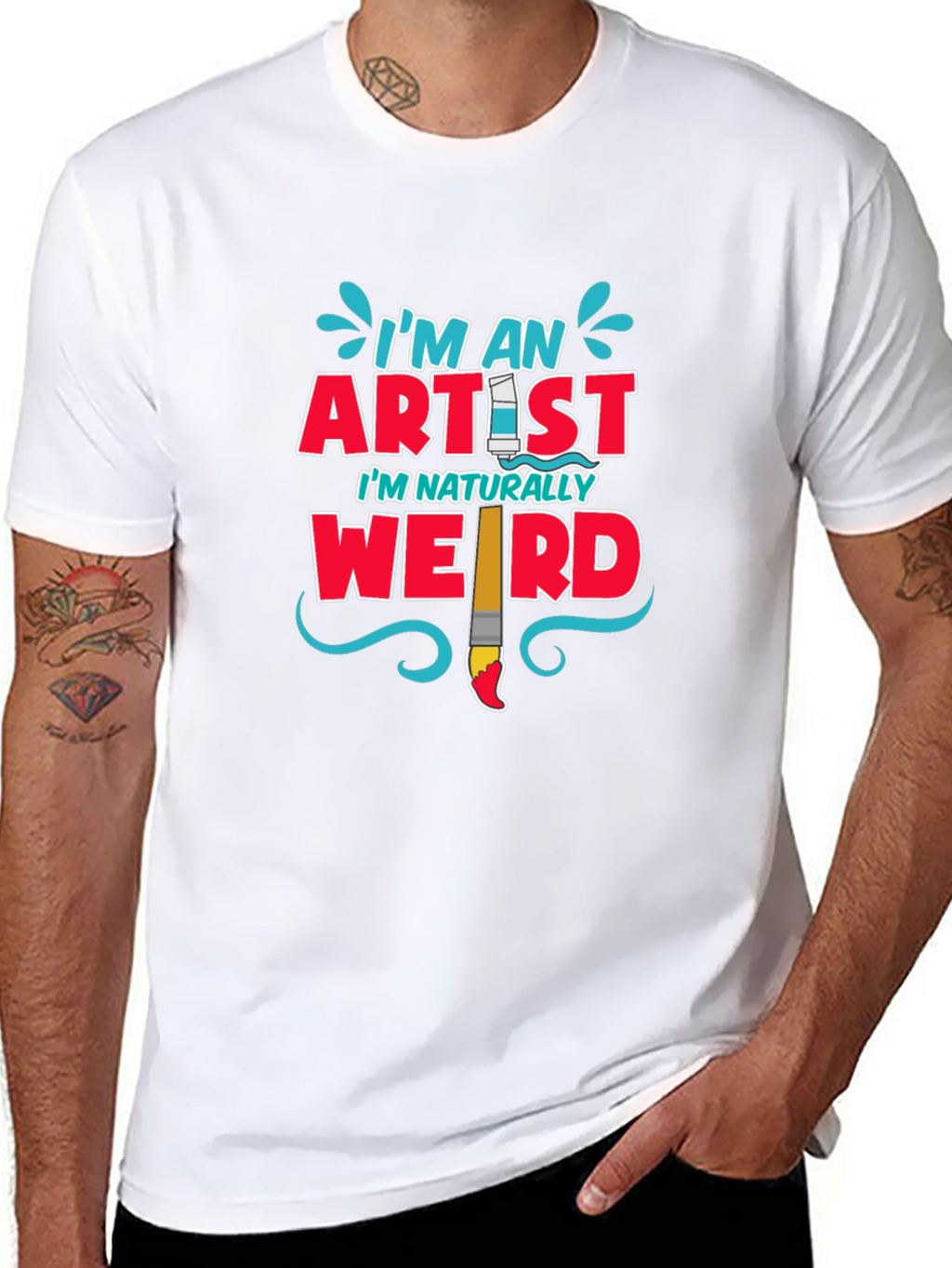 Artist Statement T-Shirt: Im Naturally Weird