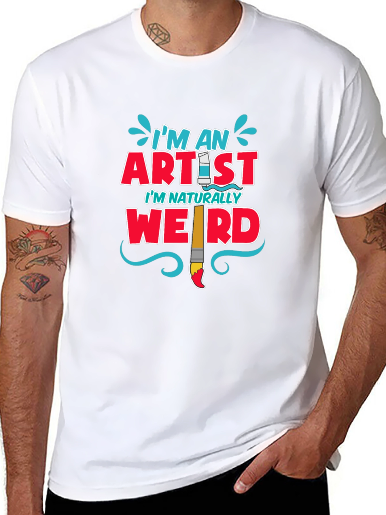Artist Statement T-Shirt: Im Naturally Weird