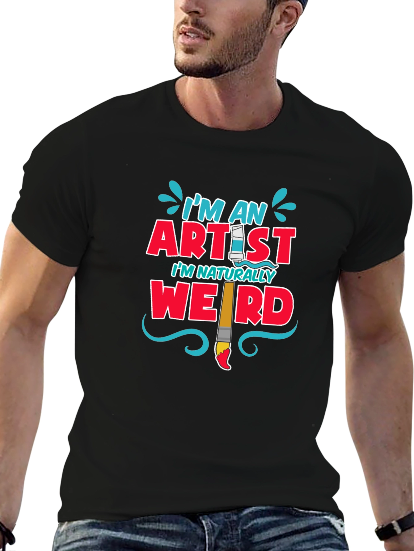 Artist Statement T-Shirt: Im Naturally Weird