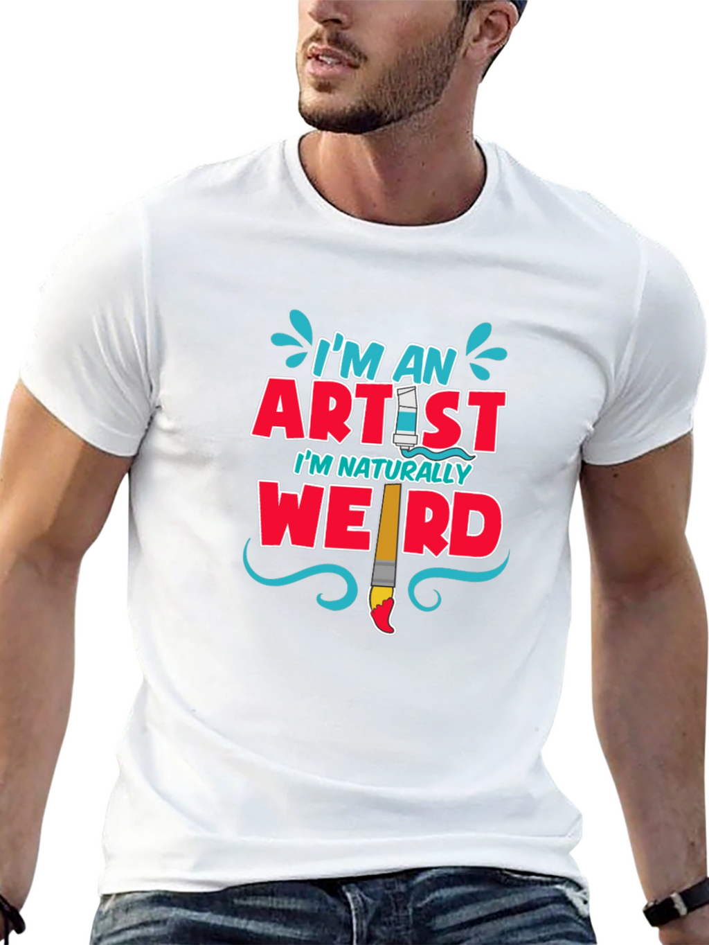 Artist Statement T-Shirt: Im Naturally Weird
