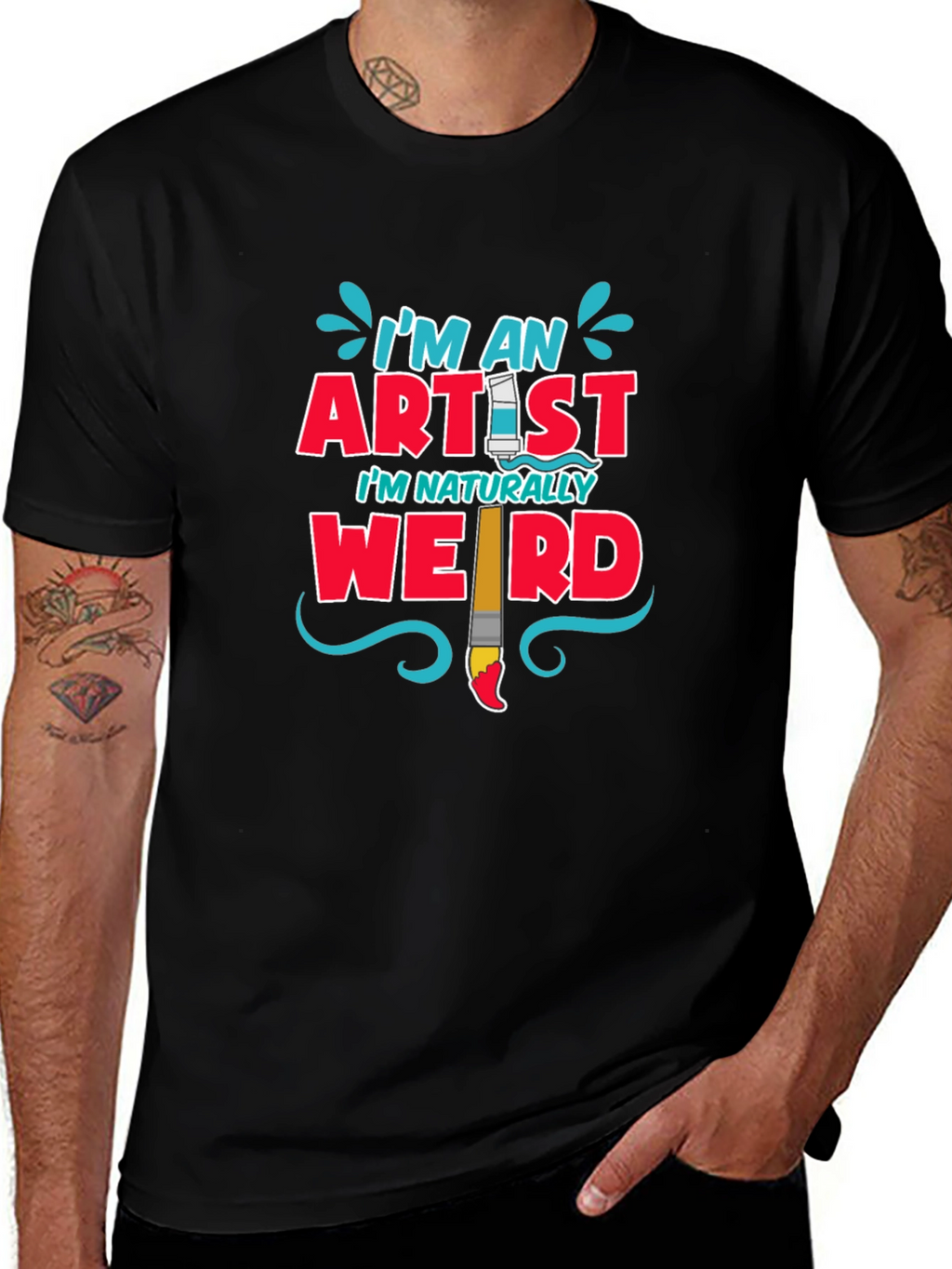 Artist Statement T-Shirt: Im Naturally Weird
