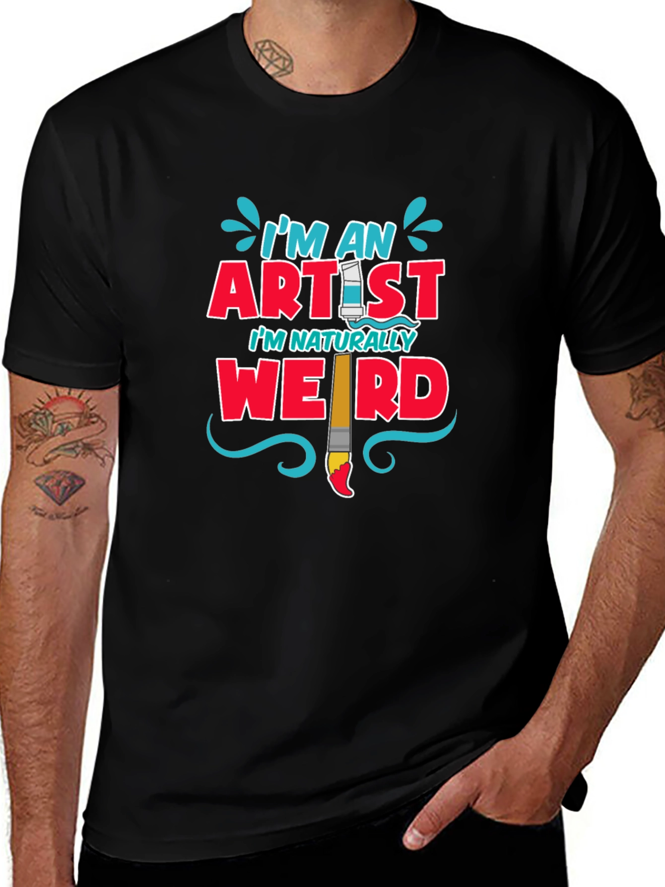 Artist Statement T-Shirt: Im Naturally Weird